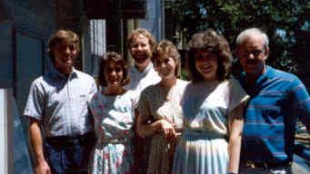 June 1988, Ed & Susan, Dave & Noella Feder, Sandy Feder & Rob Ferris