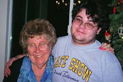 Queenie and Doug Xmas 2001