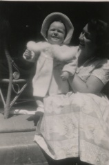 Pat and baby Beverley