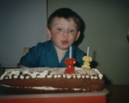Rhys is two years old